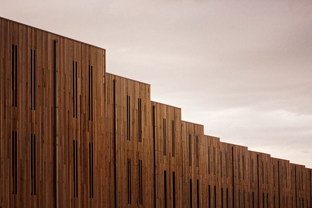 brown wooden fence